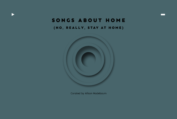 Songs About Home Spotify Playlist Header
