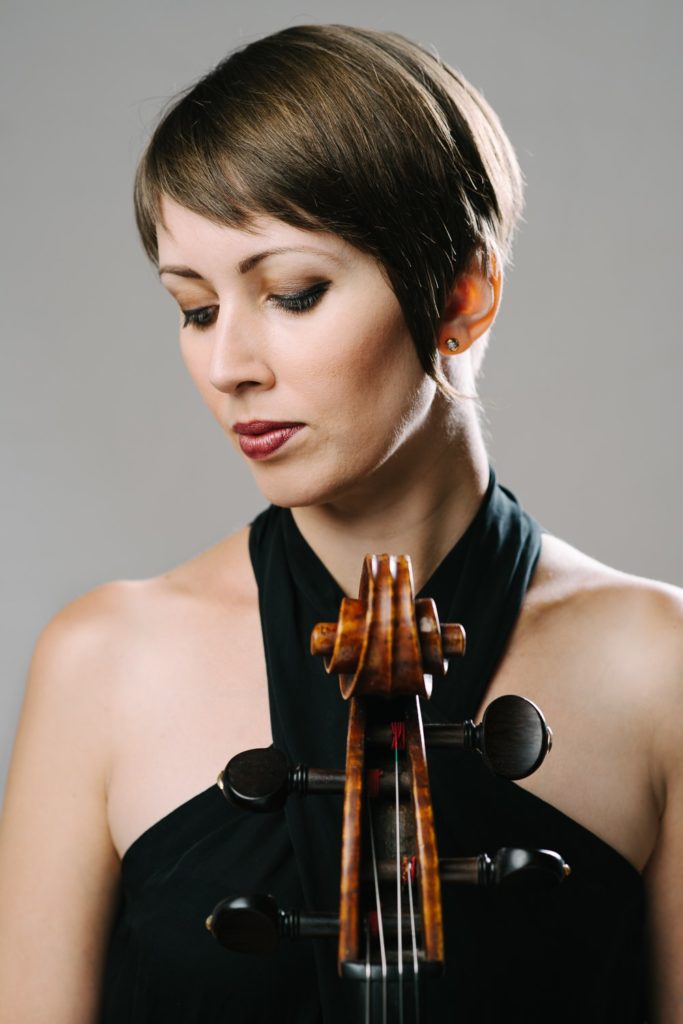 Headshot of Cellist Sharon Grigoryan moved to Adelaide in 2013 to take up the position as cellist with the Australian String Quartet - a position she held until December 2020. Prior to this, she was a member of the Melbourne Symphony Orchestra and Melbourne Chamber Orchestra and has been guest principal cellist of many of the Australian orchestras. From 2011 Sharon toured regularly, both nationally and internationally with the Australian Chamber Orchestra, and whilst living in Berlin in 2012 Sharon toured Europe with the Mahler Chamber Orchestra and Spira Mirabilis Chamber Orchestra. Sharon is the artistic director of the “Barossa, Baroque and Beyond” Festival, has performed with the Australian World Orchestra since 2015, and plays in a duo with guitarist and husband Slava Grigoryan. with her Cello